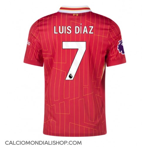 Maglie da calcio Liverpool Luis Diaz #7 Prima Maglia 2024-25 Manica Corta